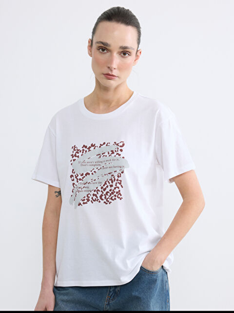 LC WAIKIKI Crew Neck Printed Women's T-Shirt