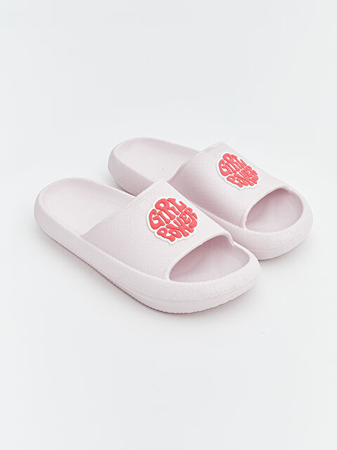LCW STEPS Printed Women's Slides - S6EA25Z8-14N