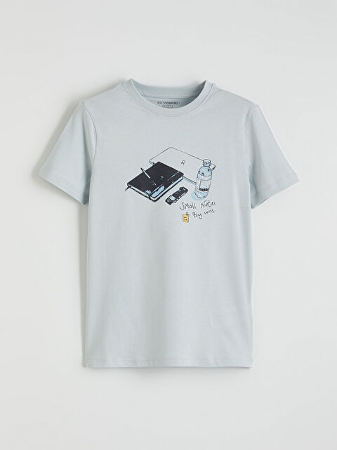 LC WAIKIKI Baskılı Erkek Çocuk Tişört - S6EA28Z4-G7J