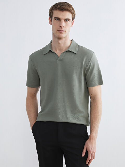 LCW ECO Polo Yaka Erkek Tişört - S6EA52Z8-1T2