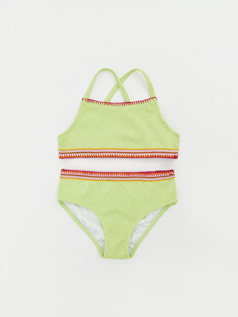 LCW Kids Nakışlı Kız Çocuk Bikini