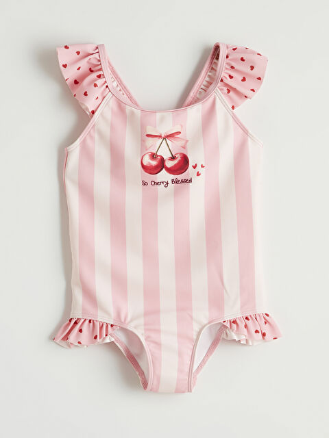 LCW baby Қыздар қызғылт Купальник - S6EB42Z1-LHK