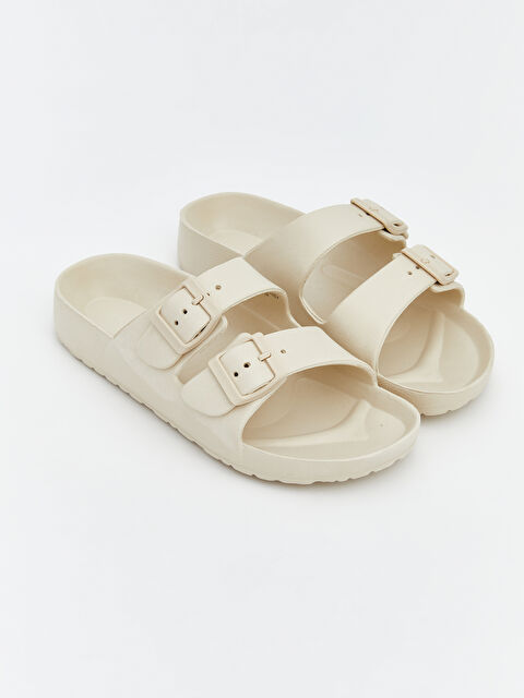 LCW STEPS Women's Double Strap Slides - S6EB78Z8-R81