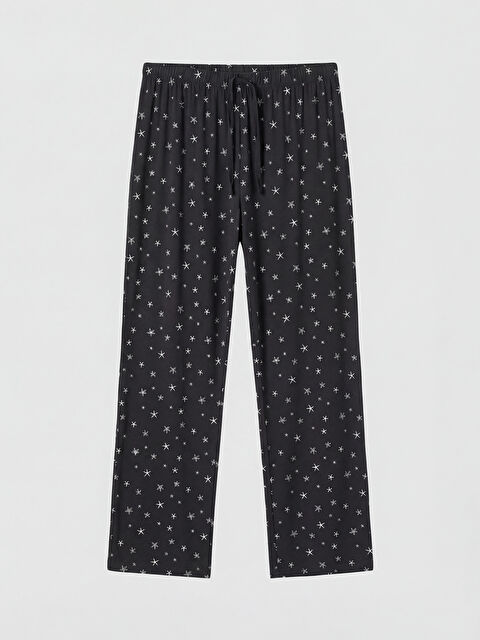 LCW DREAM Beli Lastikli Yıldız Desenli Kadın Pijama Altı