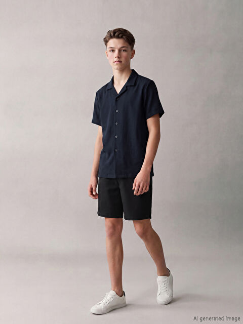 LC WAIKIKI Kısa Kollu Erkek Çocuk Gömlek ve Şort