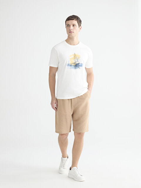 LCW ECO Rahat Kalıp Armürlü Erkek Şort - S6ED43Z8-94C