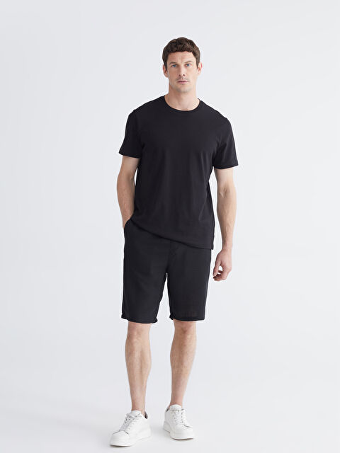 LCW ECO Rahat Kalıp Armürlü Erkek Şort - S6ED43Z8-CVL