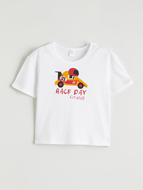 LC WAIKIKI Boy WHITE T-Shirt - S6ED62Z1-J5F