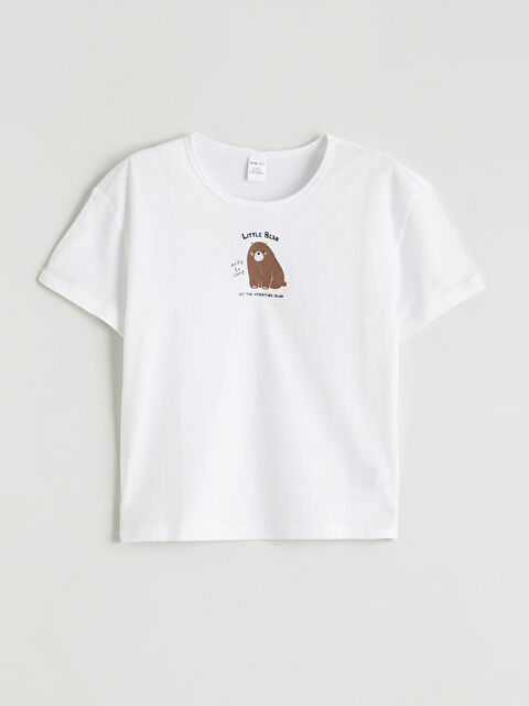 LC WAIKIKI Boy WHITE T-Shirt - S6ED62Z1-JYX