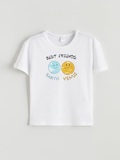 LC WAIKIKI Boy WHITE T-Shirt - S6ED67Z1-Q6K