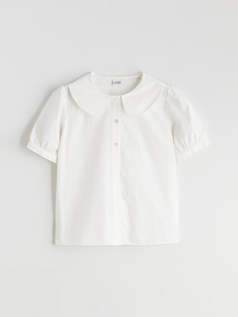 LCW Kids Girl ECRU Shirt - S6ED72Z4-R9J