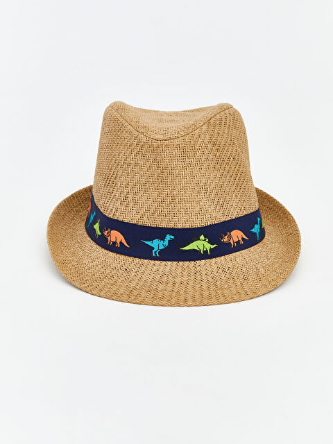 LCW ACCESSORIES Dinozor Baskılı Erkek Bebek Şapka 