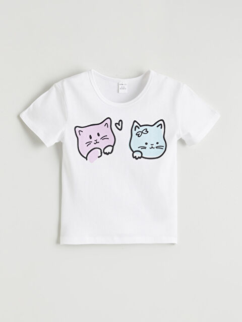 LC WAIKIKI Κορίτσι ΛΕΥΚΟ Μπλουζάκι - S6ED78Z1-Q6K