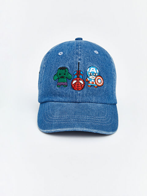 LCW ACCESSORIES Marvel Nakışlı Erkek Bebek Kep Şapka
