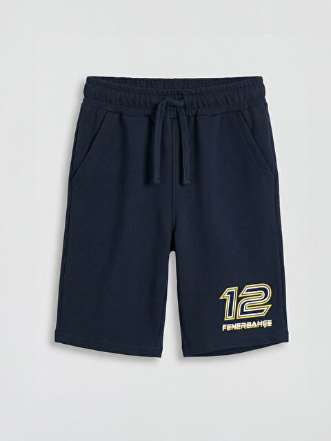 LCW Kids Fenerbahçe Baskılı Erkek Çocuk Şort - S6EE61Z4-YGH