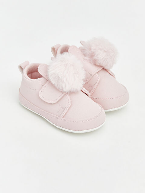 LCW STEPS Cırt Cırtlı Kız Bebek Ev Ayakkabısı - S6EF23Z1-DMQ