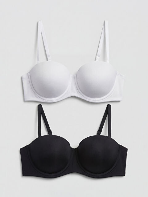 LCW DREAM Balenli Yarım Dolgulu Straplez Sütyen 2'li