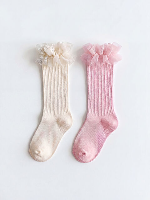 LCW Kids Baby Girl PINK Ankle Socks