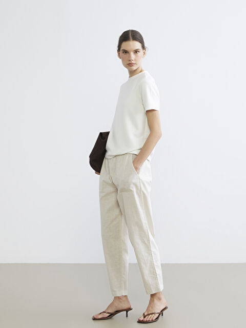 LCW Vision Women's Trousers with Elastic Waistband