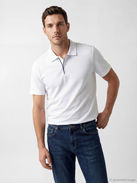 LCWAIKIKI Classic Polo Yaka Pike Erkek Tişört