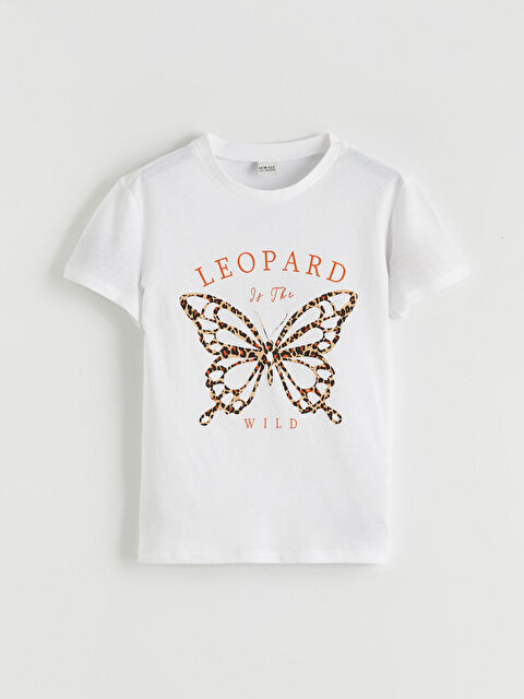 LC WAIKIKI Girl WHITE T-Shirt - S6EH21Z4-J5F