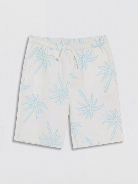LCW Kids Beli Lastikli Erkek Çocuk Baskılı Şort