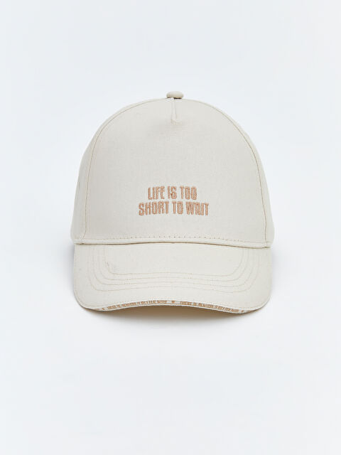 LCW ACCESSORIES Yazı Nakışlı Kız Çocuk Kep Şapka - S6EH80Z4-FEW