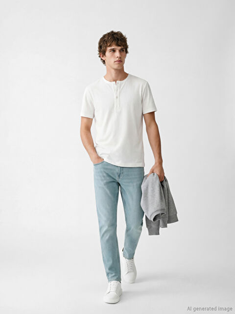 LCW Jeans Мужчины Индиго Джинсы