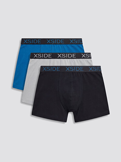 LC WAIKIKI Pamuklu Esnek Erkek 3'lü Boxer