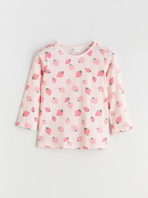 LCW baby قميص بيجاما وردي فتاة - S6EI43Z1-LT4