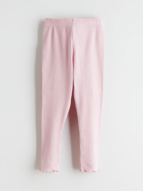 LCW baby خصر مطاطي بنات صغار سروال ضيق - S6EI60Z1-G3K