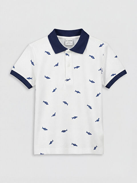 LCW Kids Boy WHITE T-Shirt - S6EJ34Z1-LU7