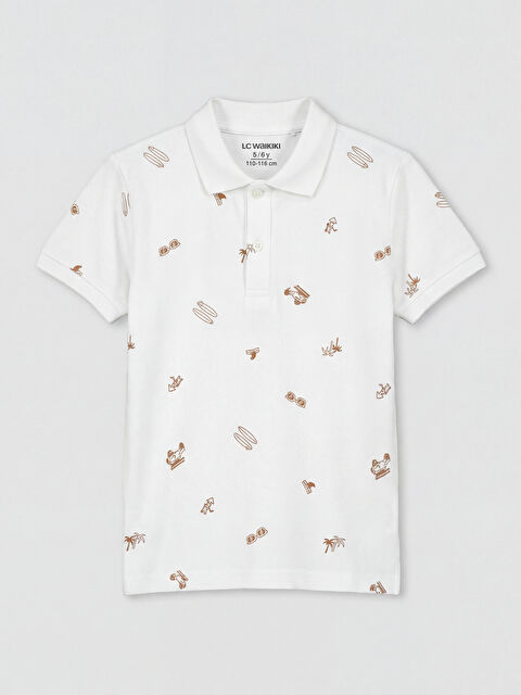 LCW Kids Boy WHITE T-Shirt - S6EJ35Z1-LU7