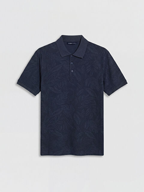 LCWAIKIKI Classic Polo Yaka Desenli Pike Erkek Tişört