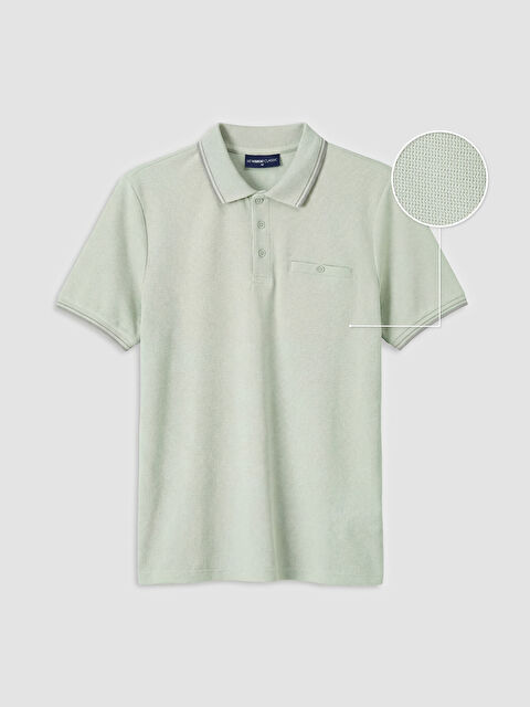 LCWAIKIKI Classic Polo Yaka Strüktürlü Erkek Tişört