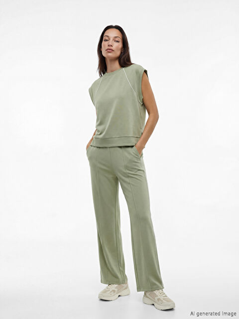 LCWAIKIKI Classic Frau GRÜN Jogginghose