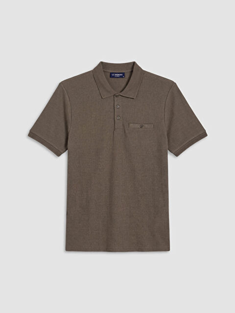 LCWAIKIKI Classic Polo Yaka Dokulu Erkek Tişört