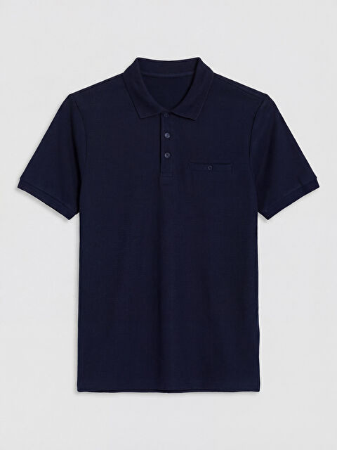 LCWAIKIKI Classic Polo Yaka Dokulu Erkek Tişört