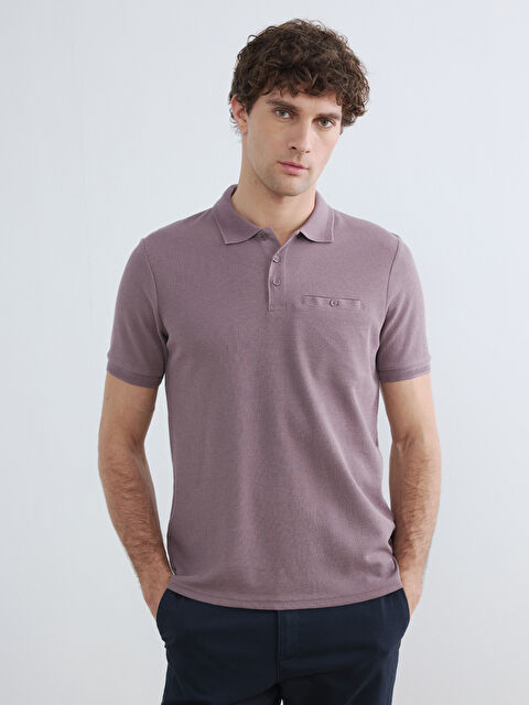 LCWAIKIKI Classic Polo Yaka Dokulu Erkek Tişört