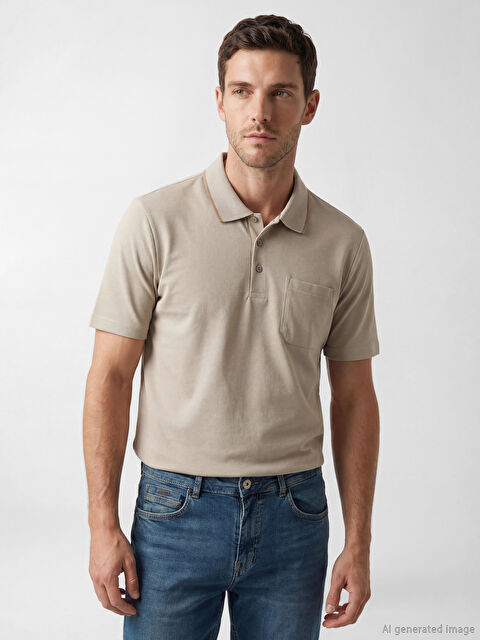 LCWAIKIKI Classic Polo Yaka Pike Erkek Tişört