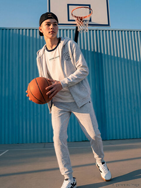 LCW Kids Beli Lastikli Erkek Çocuk Jogger Eşofman Altı