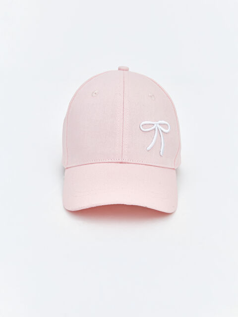 LCW ACCESSORIES Bow Embroidered Girl's Cap - S6EL15Z4-QXD