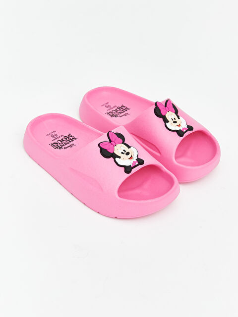 LCW STEPS Minnie Mouse Printed Baby Girls' Sliders - S6EL24Z1-EEN