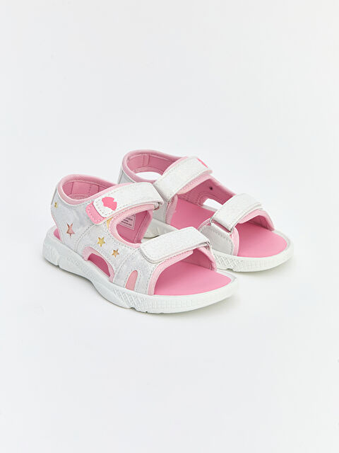 LCW STEPS Hook and Loop Fastening Baby Girls' Sandals