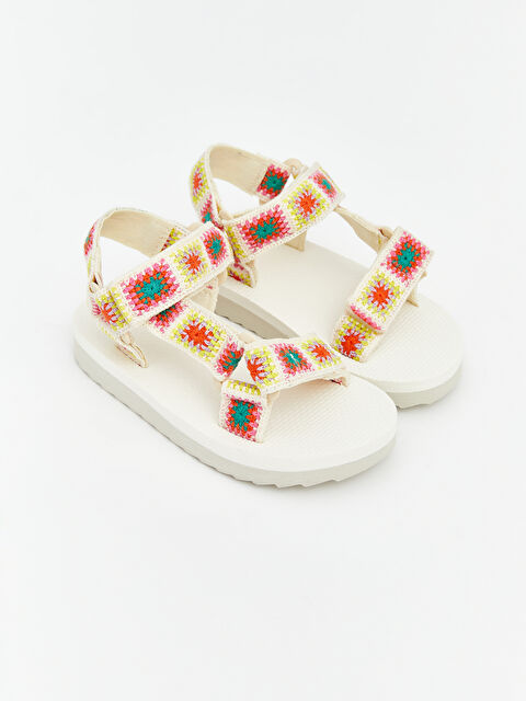 LCW STEPS Color Block Baby Girls' Sandals