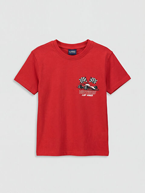 LCW baby Boy RED T-Shirt - S6EM40Z1-HBH