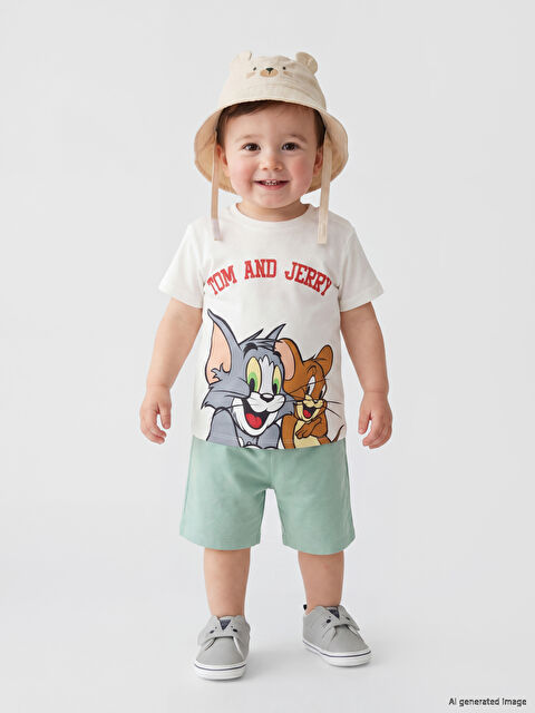 LCW baby Tom ve Jerry Baskılı Erkek Bebek Takım
