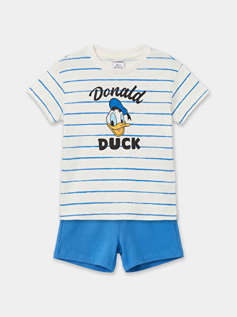 LCW baby Donald Duck Baskılı Erkek Bebek Takım