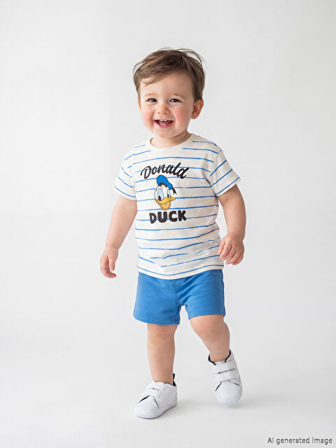 LCW baby Donald Duck Baskılı Erkek Bebek Takım
