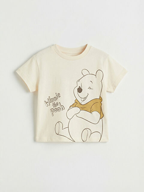 LCW baby Winnie the Pooh Baskılı Erkek Bebek Tişört - S6EM98Z1-KXP